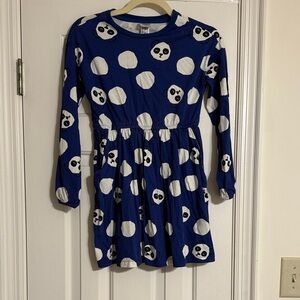 Blue Panda Print Kids Dress size 8